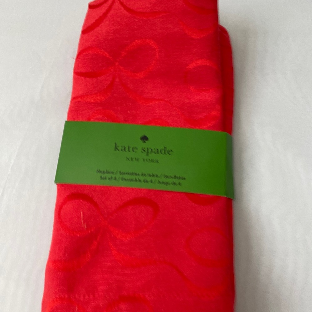 Kate spade linen napkins package of 4